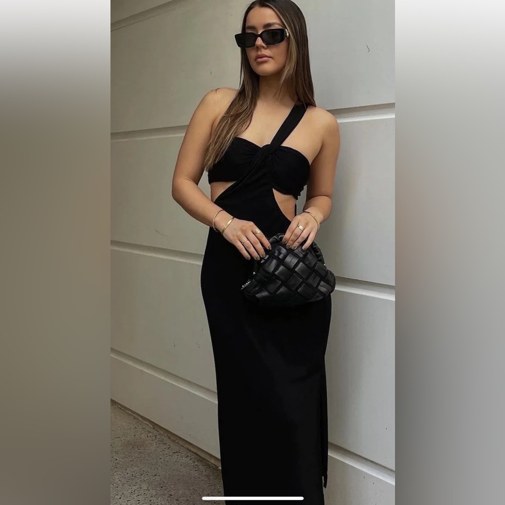 Suboo Stanley One Shoulder Evening Midi